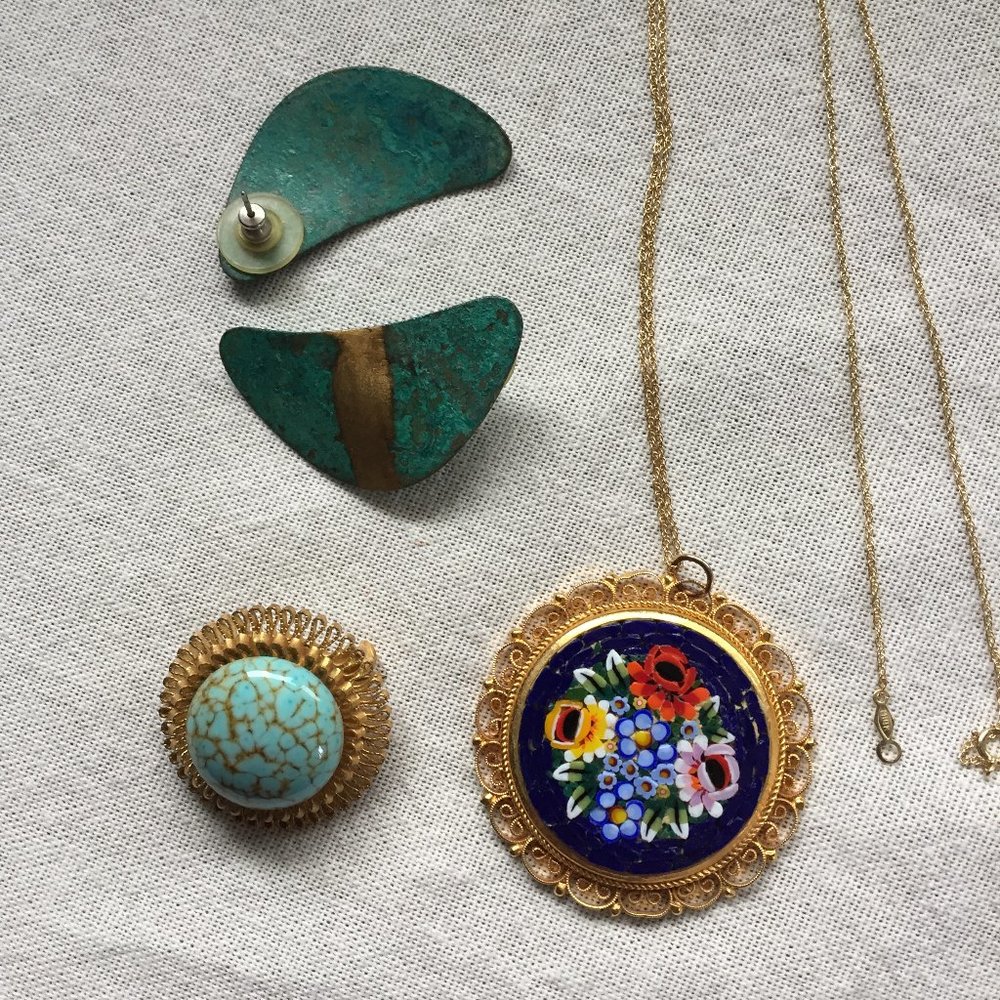 BLUE TEAL TURQUOISE Jewelry Bundle